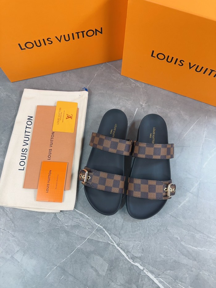 Louis Vuitton Slippers Size 36-45 6-Color