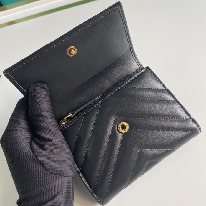 Gucci GG Marmont Women Mens Wallet Purse 12.5*10*3cm