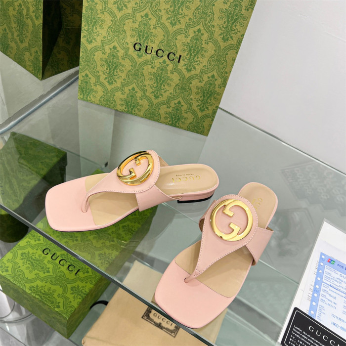 Gucci Blondie thong Slippers Size 36-41 6-Color