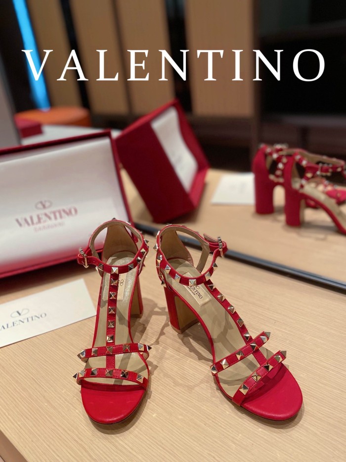 Valentino Rockstud Ankle Strap Pumps Size 35-41 5-Color