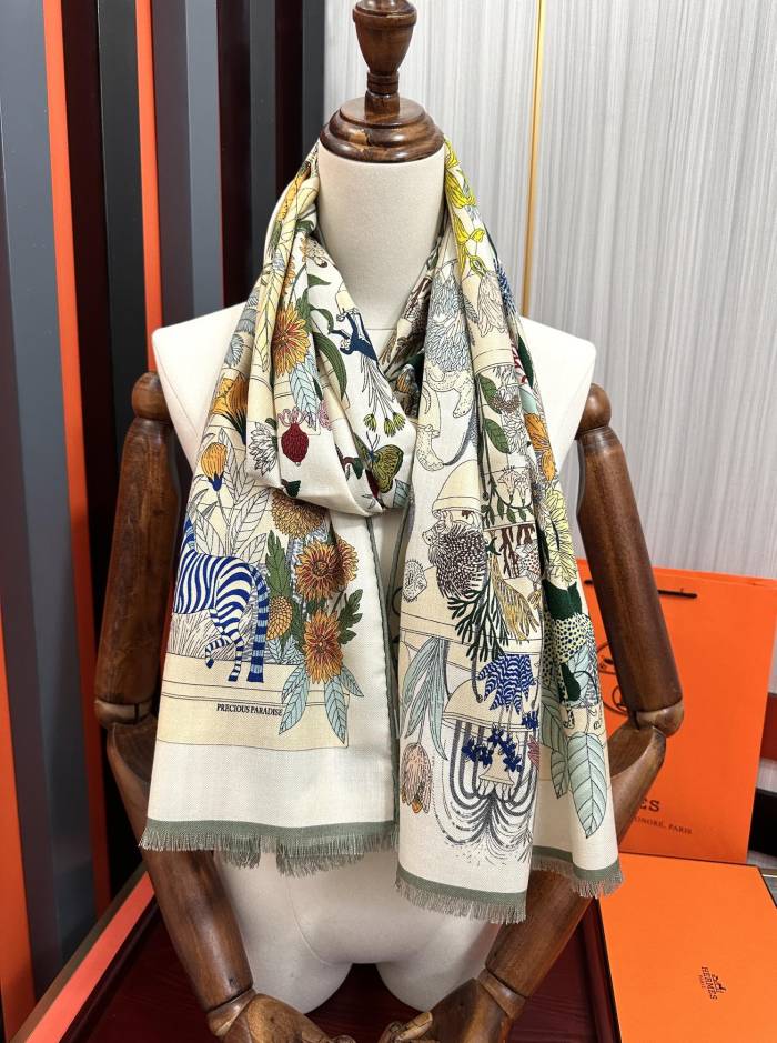 Hermes Scarf Size 65*185cm 3-Color