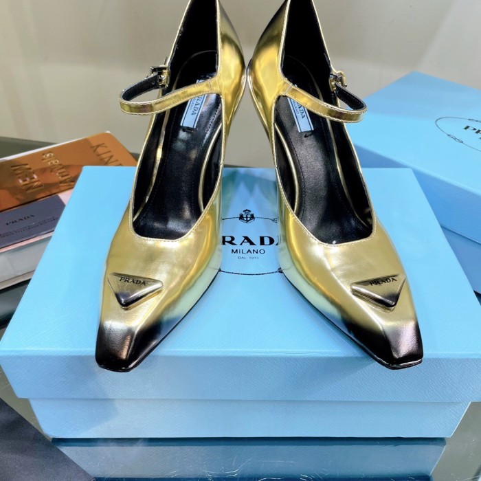 Prada Brushed Leather Pumps Size 35-41 5-Color