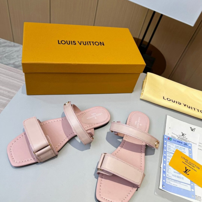 Louis Vuitton Stella Flat Slippers Size 36-41 7-Color