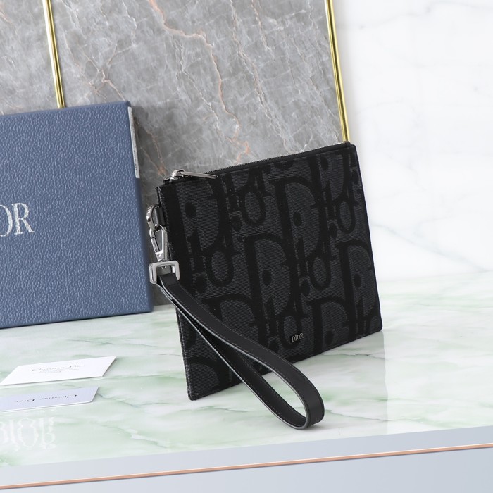 Dior Mens/Women oblique Clutch Bags 26.5*17.5*1 cm