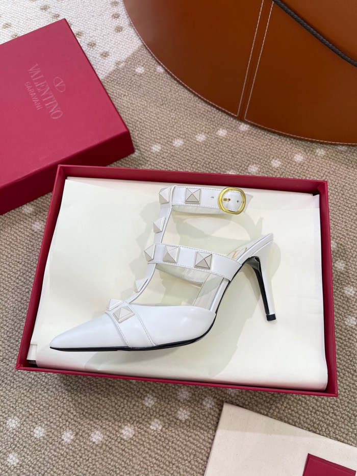 Valentino Roman Stud Calfskin Pumps Size 35-41 12-Color