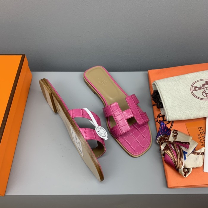 Hermes Oran Slippers Size 35-41 9-Color