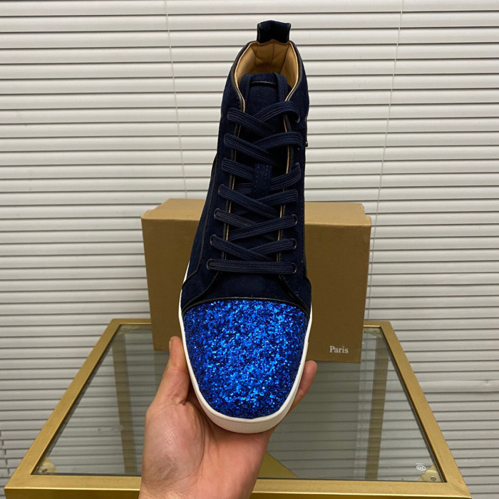 Christian Louboutin Louis High-Top Sneaker Size 36-46 7-Color
