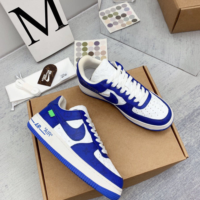 Louis Vuitton x Off White x Air Force 1 Sneaker Size 36-45 9-Color