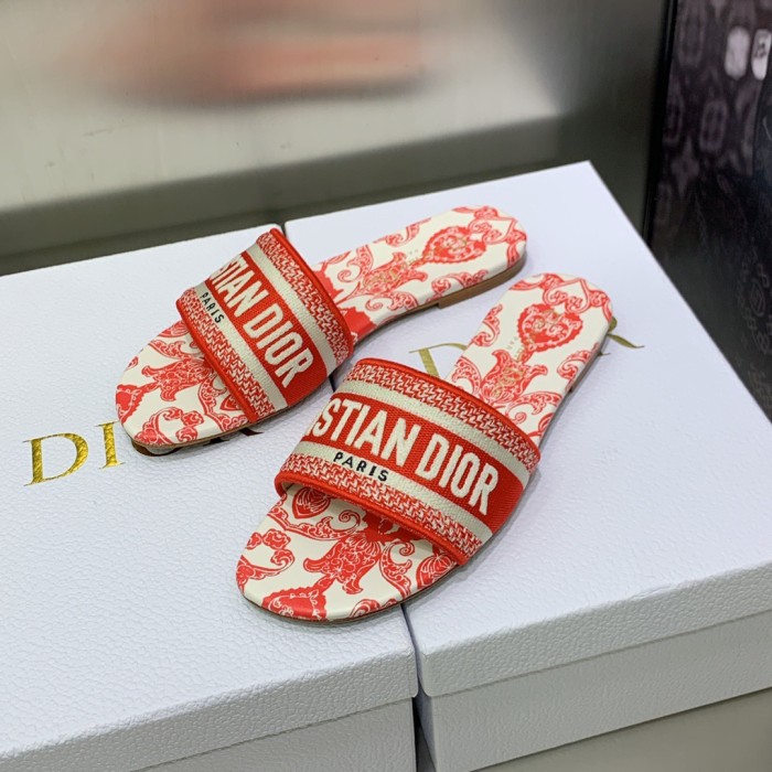 Dior Dway Slippers Size 35-41 8-Color