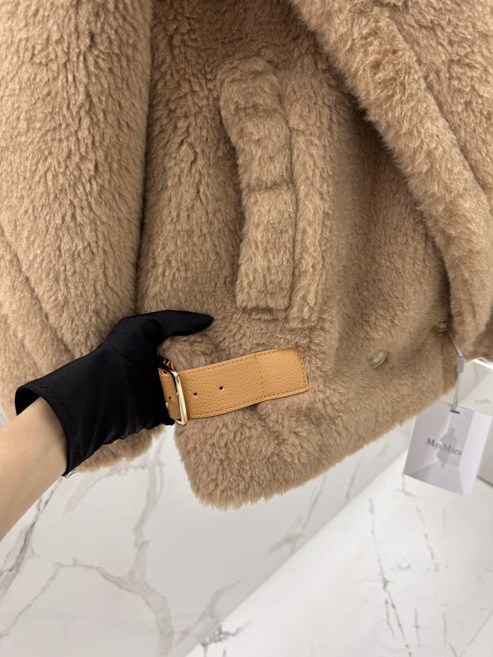Max Mara Teddy Cristin Short Coat Size 36-40