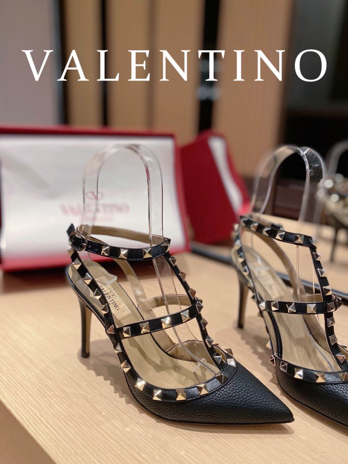 Valentino Rockstud Ankle Strap Pumps Size 35-41 11-Color