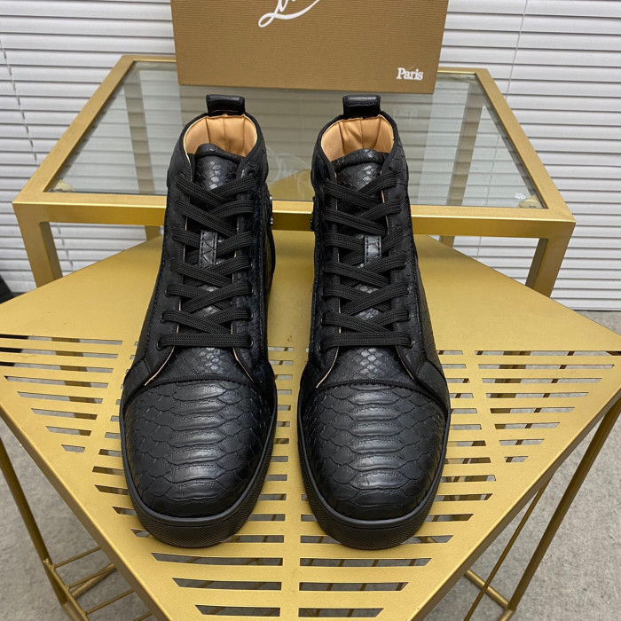 Christian Louboutin Louis High-Top Sneaker Size 36-46 8-Color