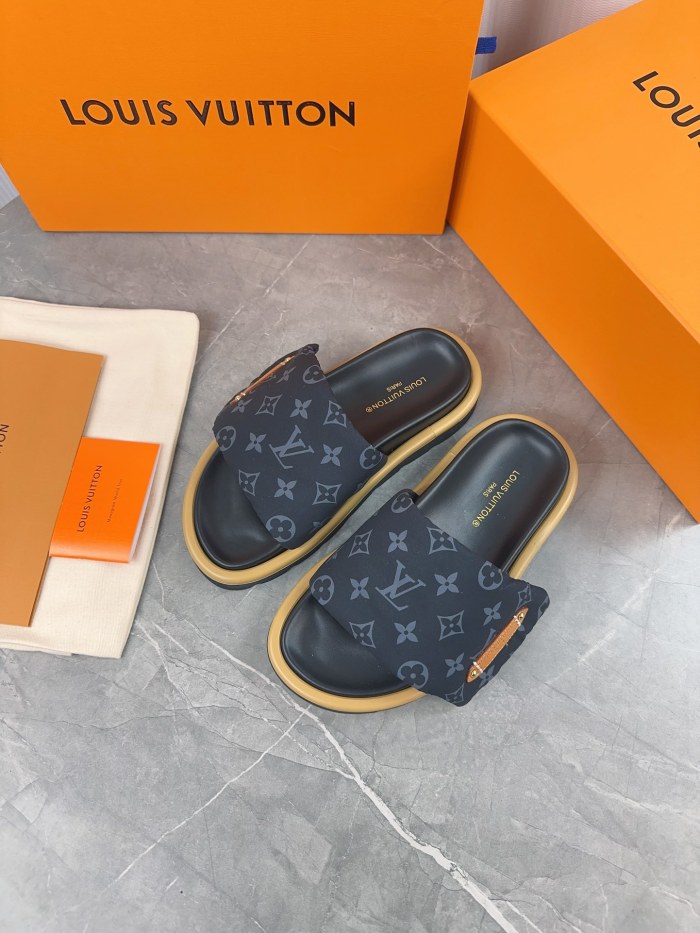 Louis Vuitton Slippers Size 36-45 5-Color