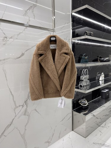 Max Mara Teddy Cristin Short Coat Size 36-40