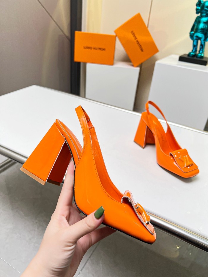 Louis Vuitton Shake Slingback Pumps Size 35-41 6-Color