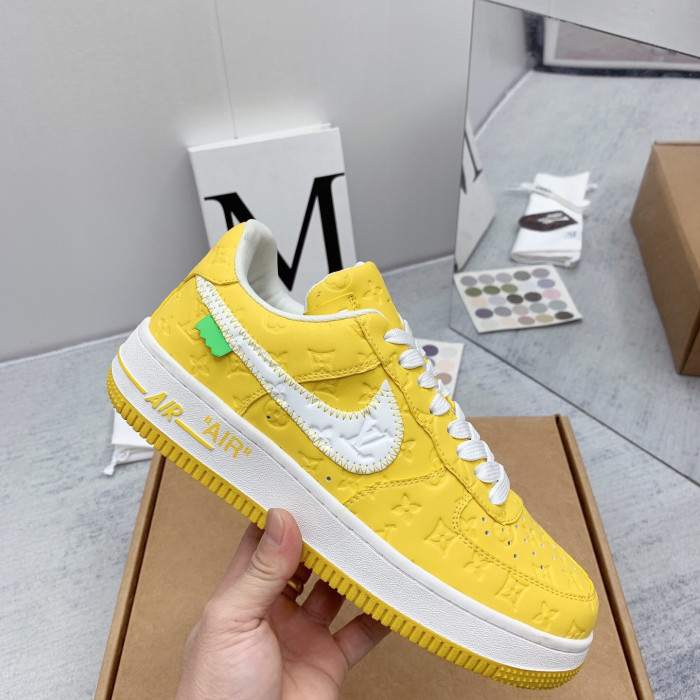 Louis Vuitton x Off White x Air Force 1 Sneaker Size 36-45 8-Color