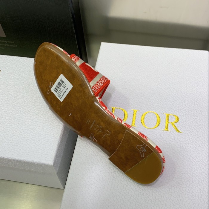 Dior Dway Slippers Size 35-41 8-Color