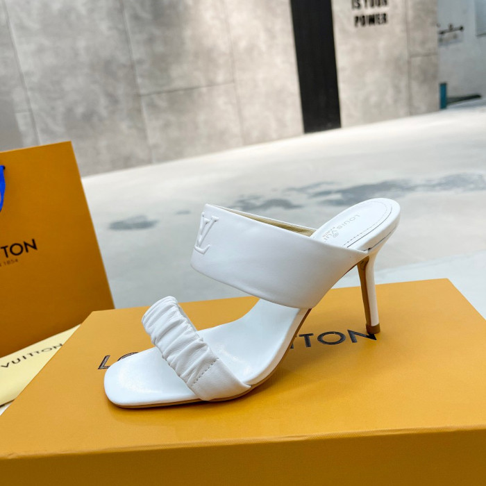Louis Vuitton Drapy Pumps Size 36-41 Height 8.5cm 4-Color
