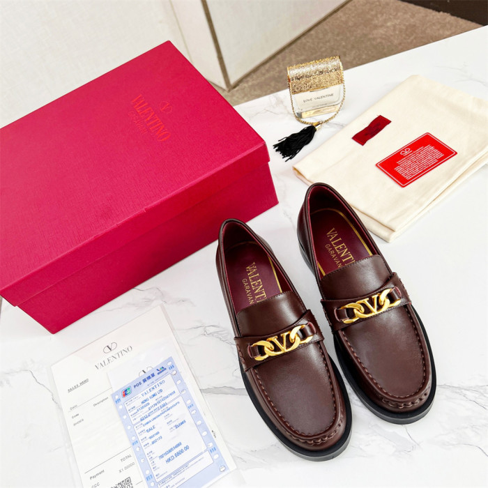 Valentino Volgo Chain Loafer Size 36-45 4-Color