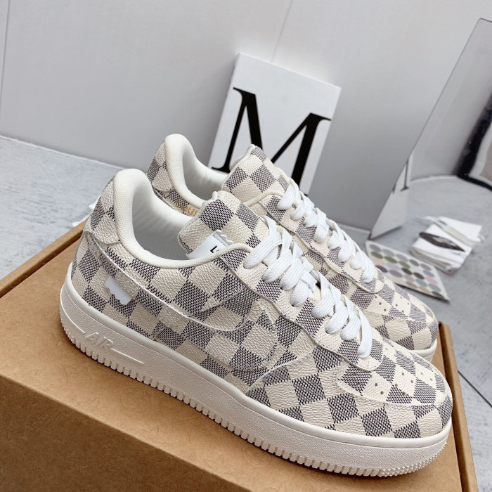 Louis Vuitton x Off White x Air Force 1 Sneaker Size 36-45 9-Color