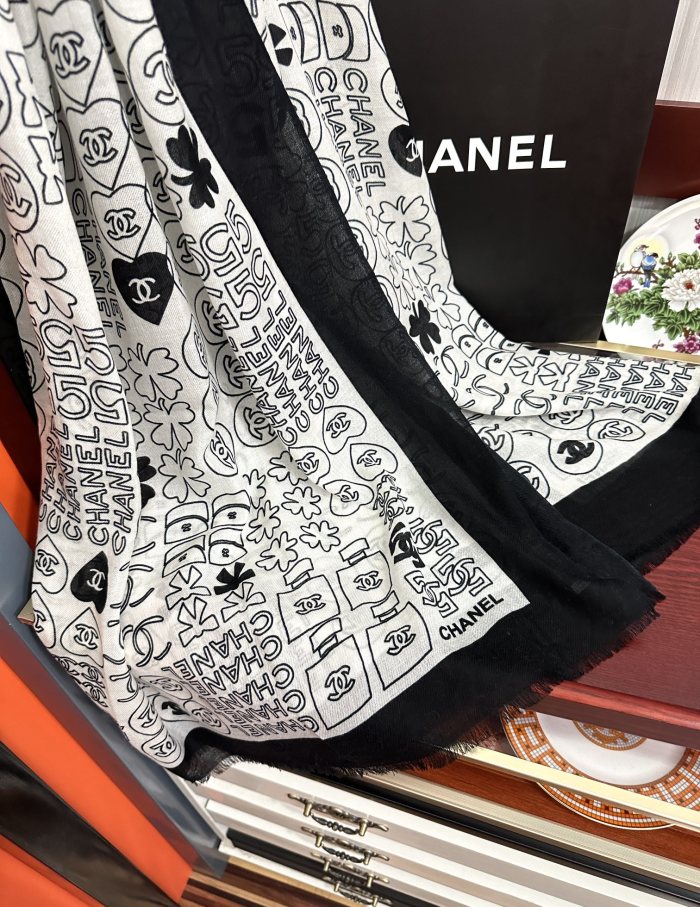 Chanel Scarf Size 100*200cm 2-Color