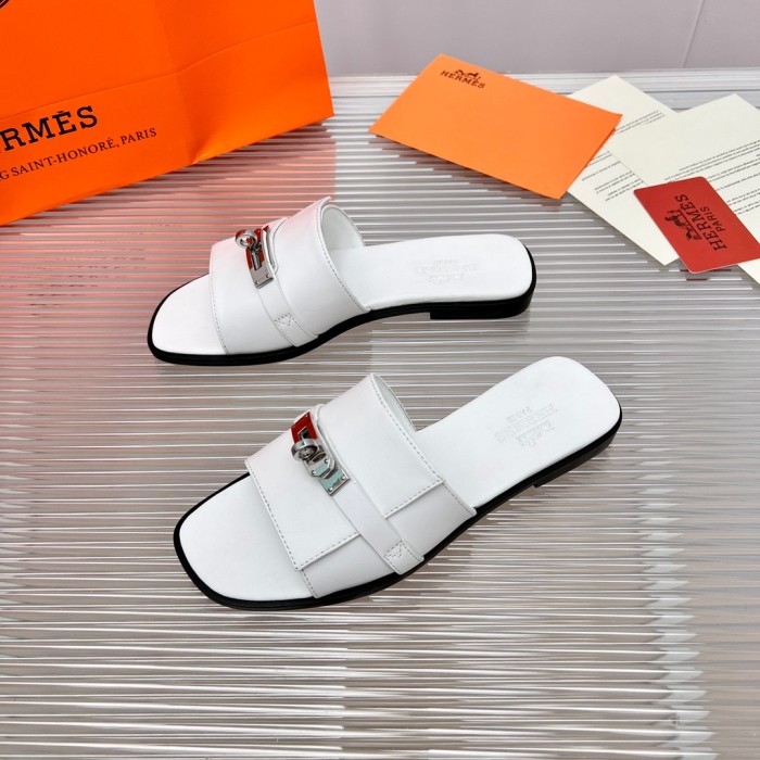 Hermes Gabriel Sandals Size 39-45 4-Color