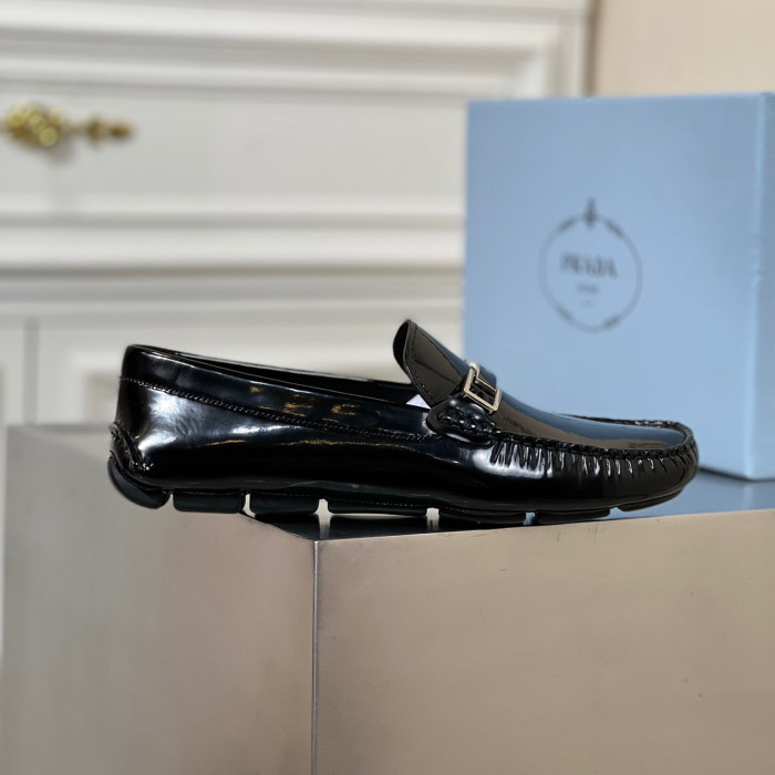 Prada Saffiano Leather Driver Loafers Size 39-45 5-Style