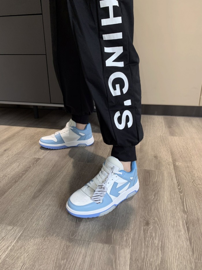 OFF White Out of Office Calf Leather Sneaker Size 35-45 6-Color