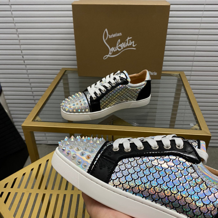 Christian Louboutin Louis Junior Spikes Sneaker Size 36-46 9-Color