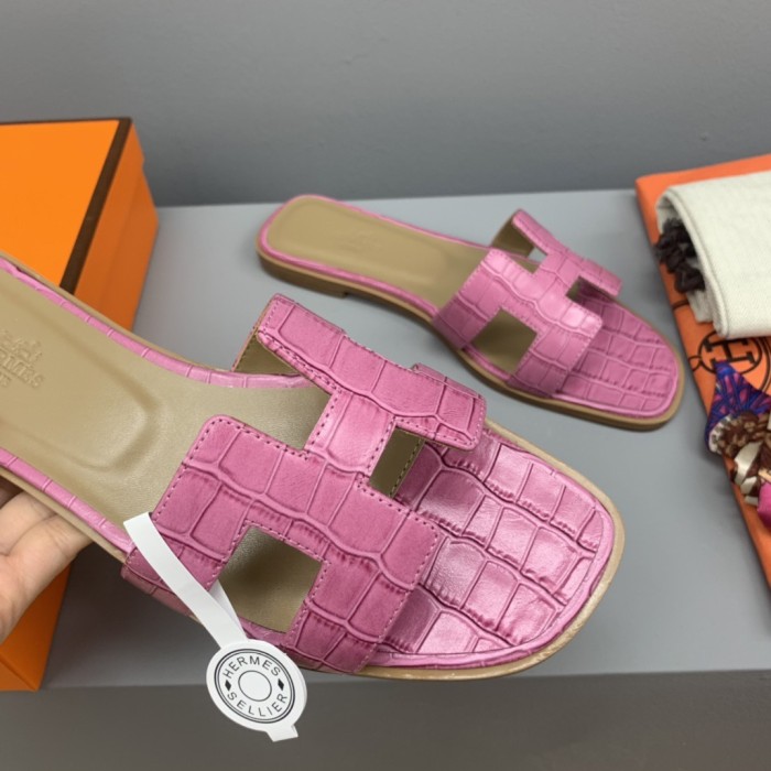Hermes Oran Slippers Size 35-41 9-Color
