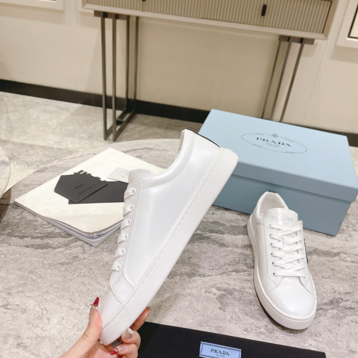 Prada Brushed Leather Sneaker Size 36-45 4-Color