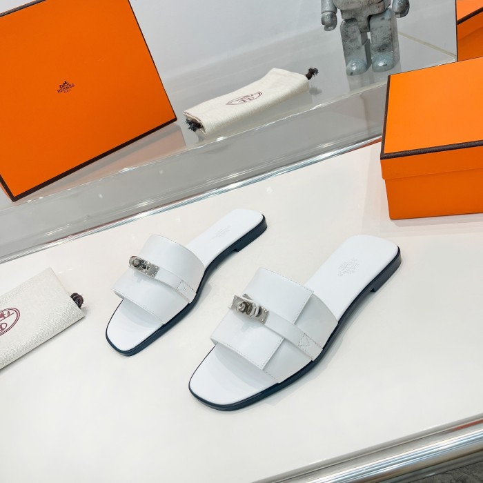 Hermes Giulia Slippers Size 35-41 3-Color