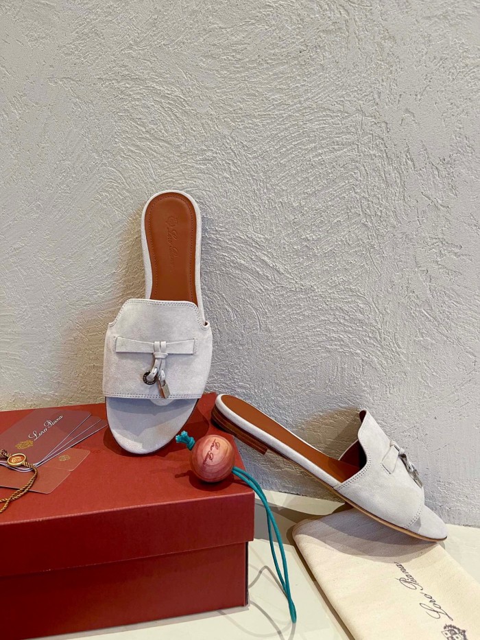Loro Piana Charms Slipper Women Slippers Size 36-41