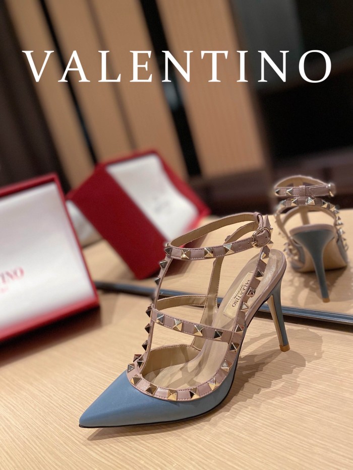 Valentino Rockstud Ankle Strap Pumps Size 35-41 11-Color