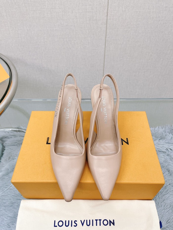 Louis Vuitton Sparkle Slingback Pumps Size 35-41 5-Color