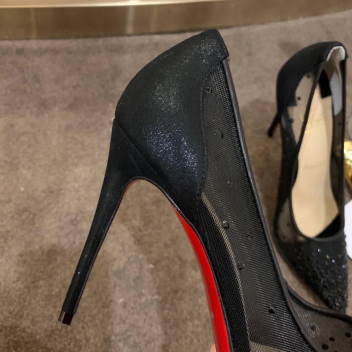 Christian Louboutin Follies Strasss Pumps Size 35-41 5-Color