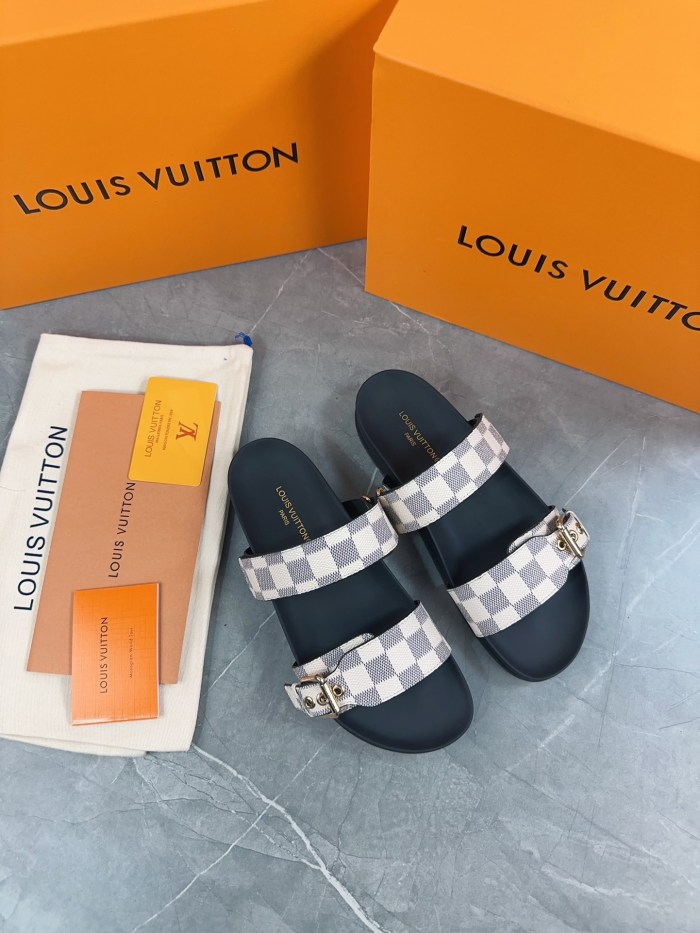 Louis Vuitton Slippers Size 36-45 6-Color