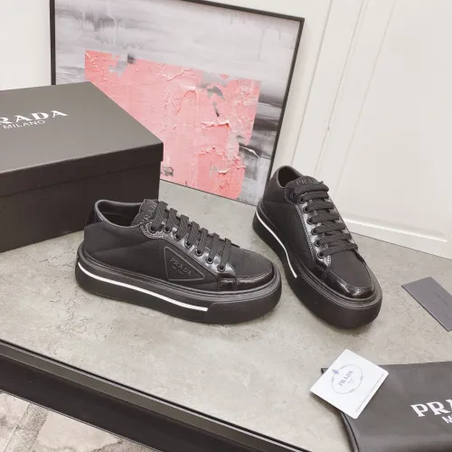 Prada Macro Re-Nylon and Leather Sneaker Size 35-40 2-Color