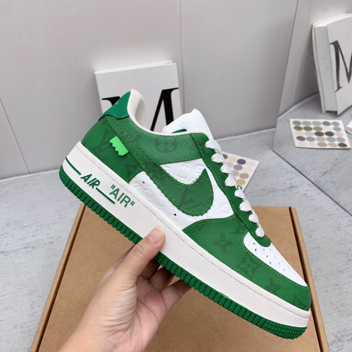 Louis Vuitton x Off White x Air Force 1 Sneaker Size 36-45 9-Color