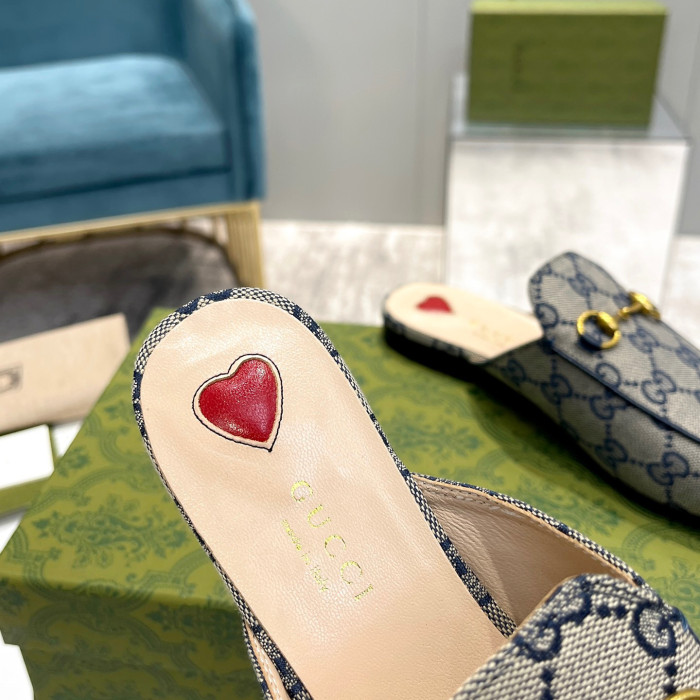 Gucci Princetown GG Slippers Size 35-41 6-Color
