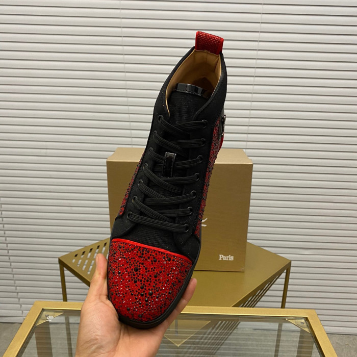 Christian Louboutin Louis High-Top Sneaker Size 36-46 10-Color