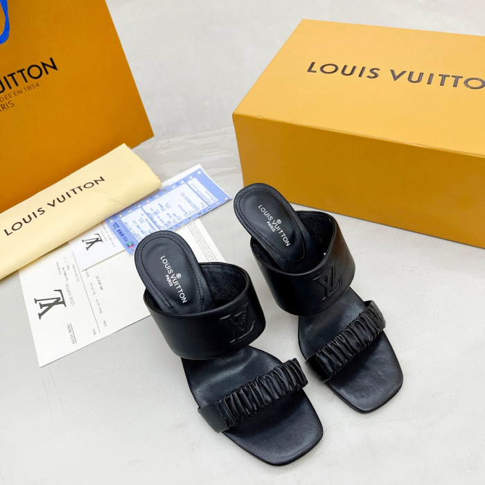 Louis Vuitton Drapy Pumps Size 36-41 Height 8.5cm 4-Color