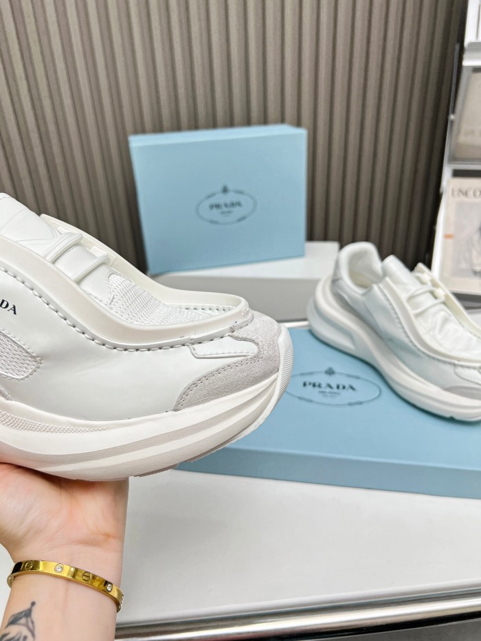 Prada 2024 New Systeme brushed leather dad Sneaker Size 36-45