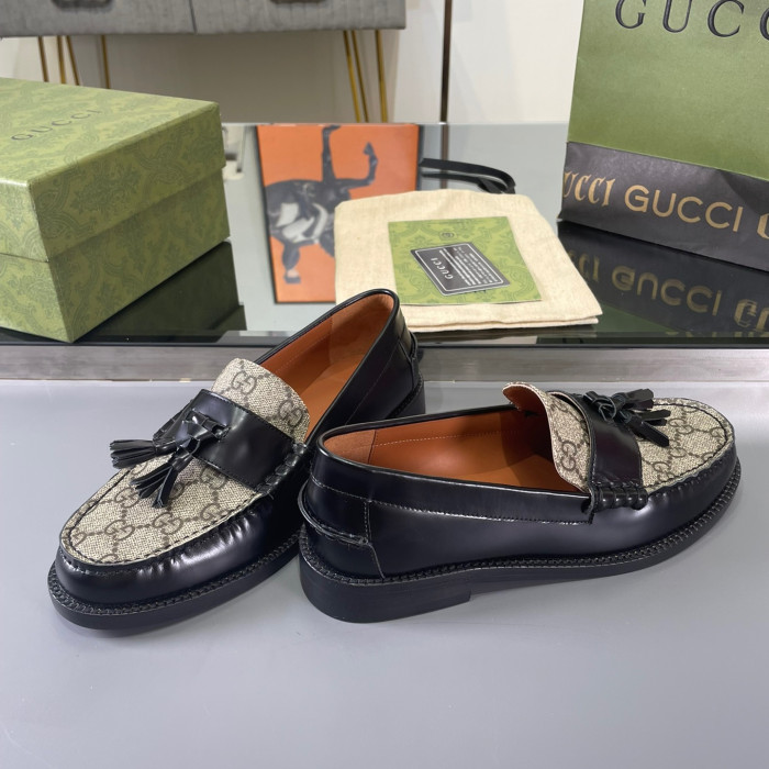 Gucci GG Loafers with Tassel Size 39-45 5-Color