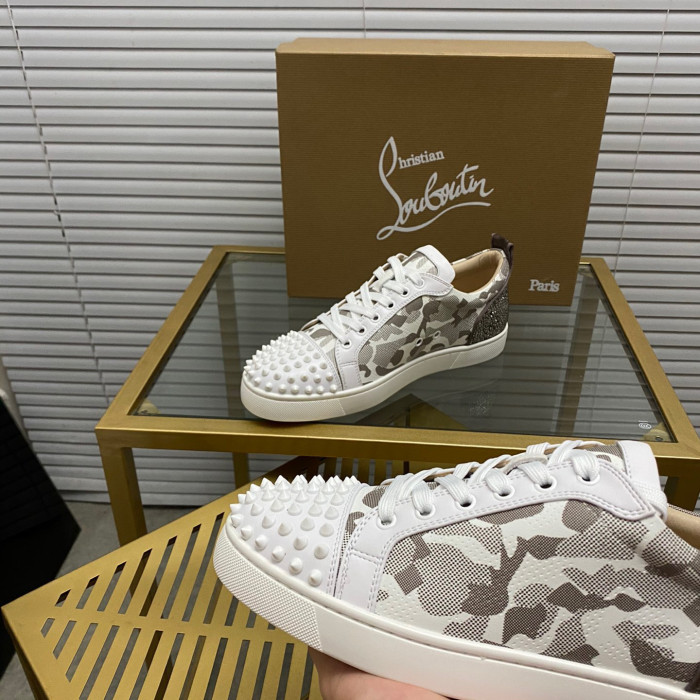Christian Louboutin Louis Junior Spikes Sneaker Size 36-46 9-Color