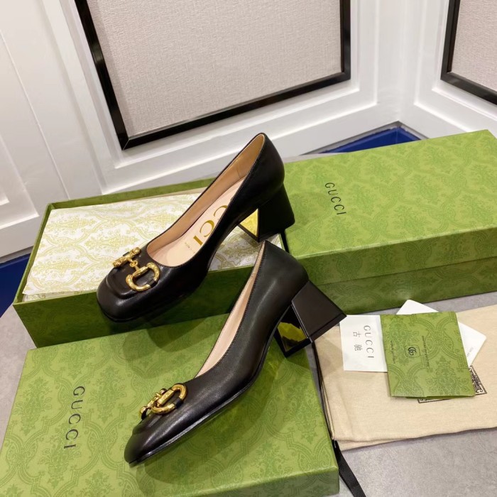 Gucci With Horsebit Pumps Size 35-41 4-Color