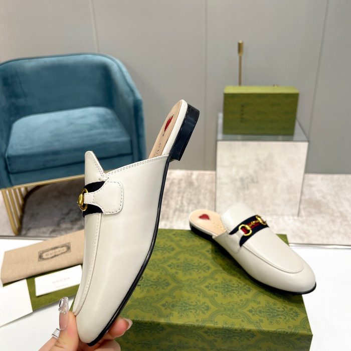 Gucci Princetown GG Slippers Size 35-41 6-Color