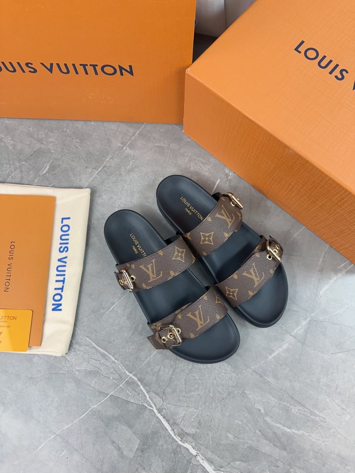 Louis Vuitton Slippers Size 36-45 6-Color