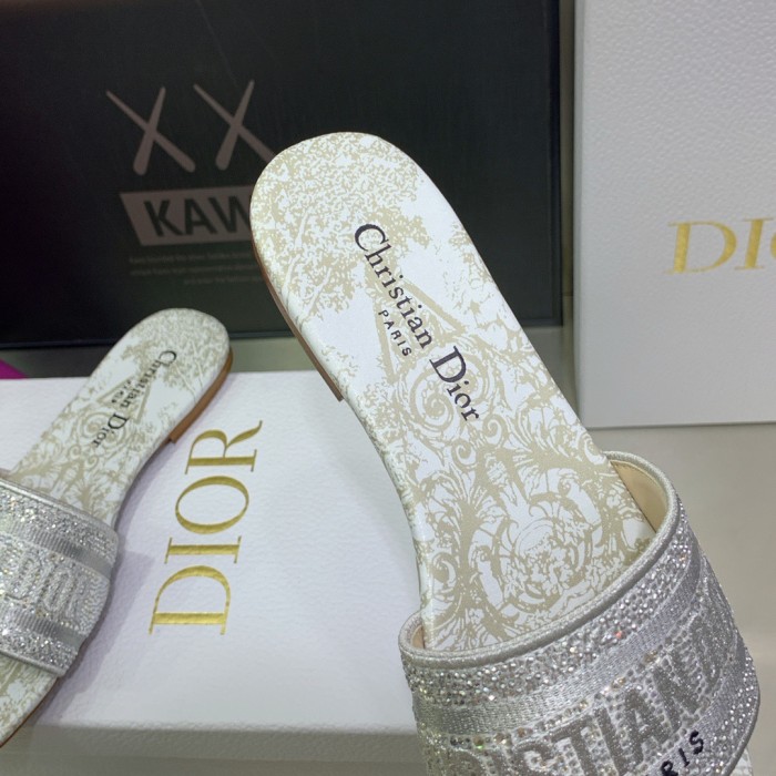 Dior Dway With Diamond Slippers Size 35-41 7-Color