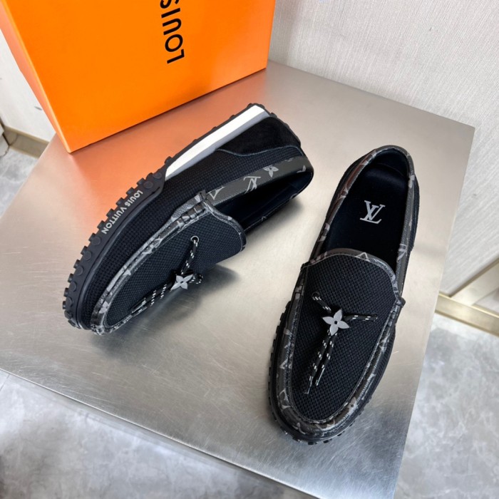 Louis Vuitton LV Racer Moccasin Loafers Size 39-45 4-Color